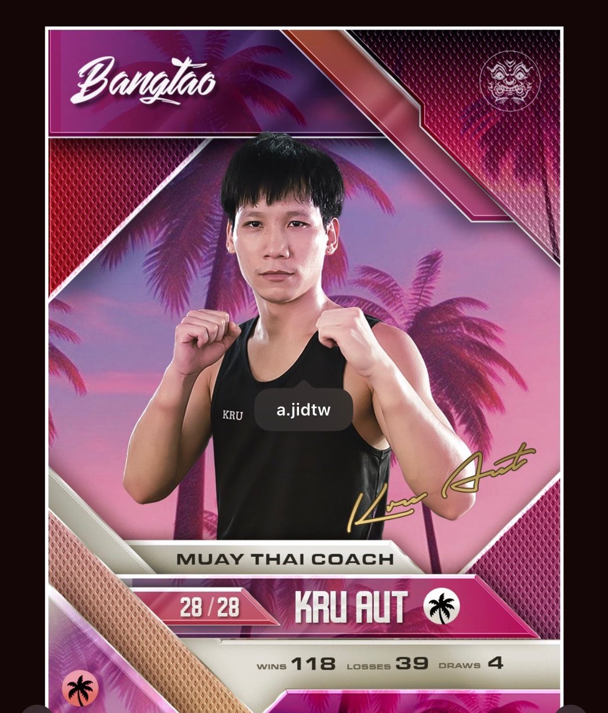 Kru Aut Tianchai Sor.Kanitsorn